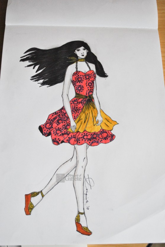 Pink and Blue Dots and Circles