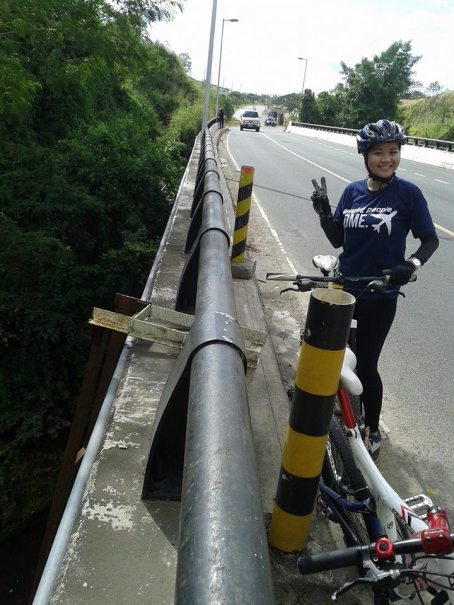 Upon exiting the trail saying 