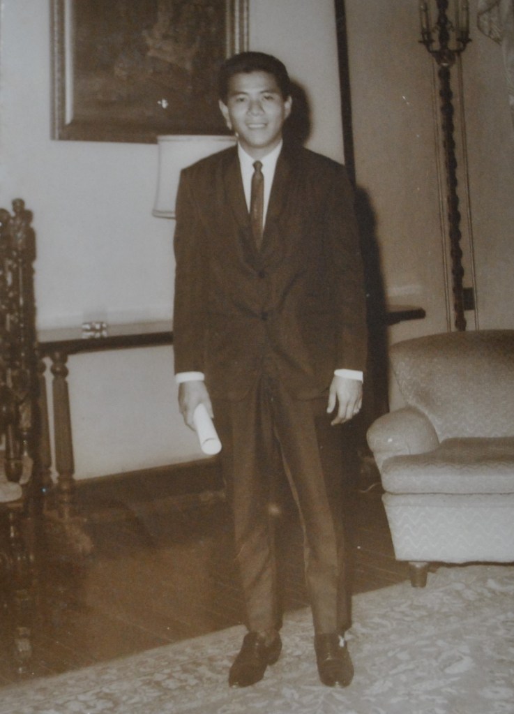 Dad, the civil engineer, fresh from oath taking during his late 20s.